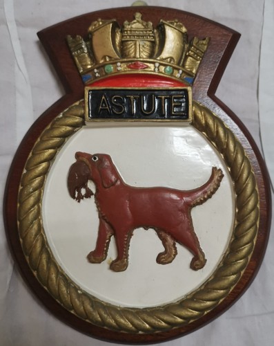 Hms astute ship - astute, crest