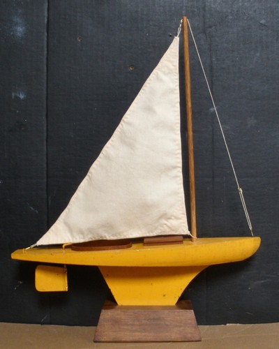Vintage 1950 pond yacht sail - 1950's,