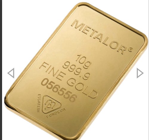 Gram metalor gold mint bar - 10,