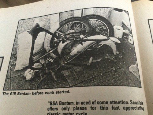 Bsa bantam motorcycle magazine - bantam,