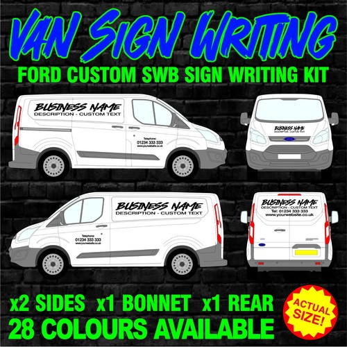 Fits ford custom sign - custom, writing