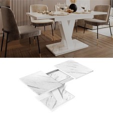 Marble Dining Table White