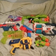 Nerf Zuru guns x 9 , assorted bundle joblot
