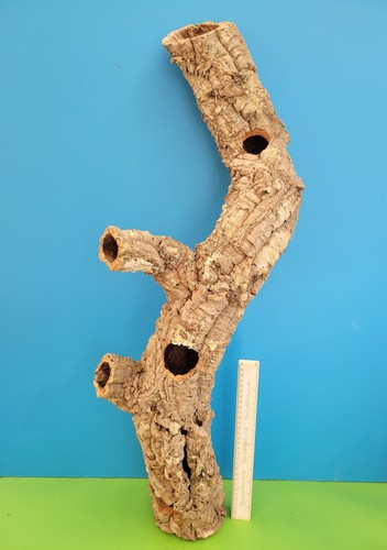 Cork bark tube hide 87cm - bark,
