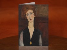 Portrait of a Woman by Amedeo Modigliani - A5 Art Card