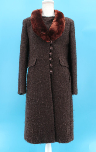 Vtg women 60s dark brown - vtg,