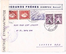 Greece 1938 Cover CORFU