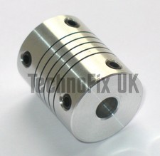 Flexible 6mm shaft coupler for variable capacitor ATU, VFO, linear etc.
