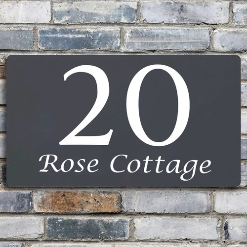 Personalised house number - house,
