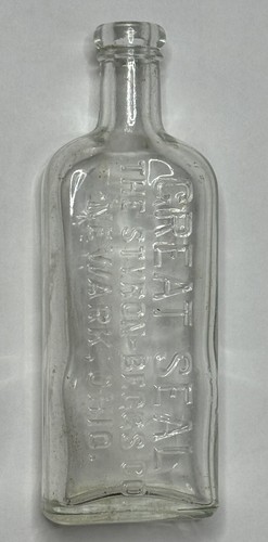 Antique vintage glass medicine - antique,