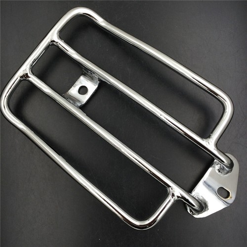 Chrome solo seat luggage rack - chrome,