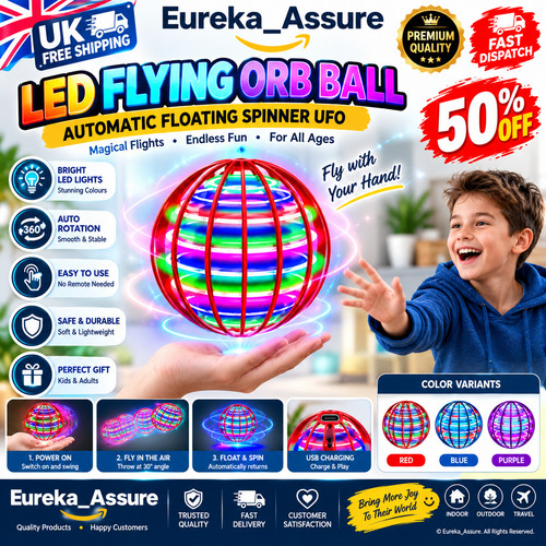 Led flying orb ball toy - orb,