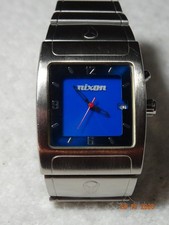 Vintage Rare  Nixon Watch -Blue face Limo - Roll With It .
