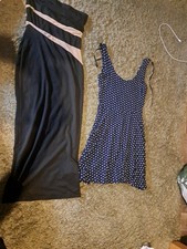 2 Size 8 Ladies Dresses, One Boobtube Fitted Dress And Summer Casual