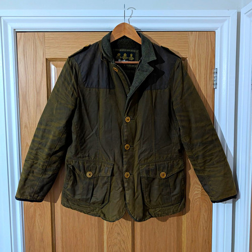 Barbour wyton greatcoat waxed - barbour,
