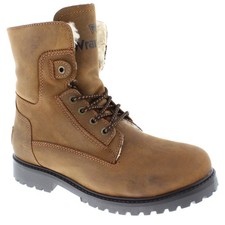 Wrangler Mens Leather Boots Warm Hi Leg Lace Up Aviator