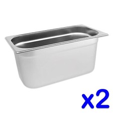 STAINLESS STEEL FOOD PANS POTS