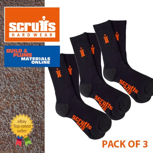 Scruffs worker socks pack 3 - socks, of