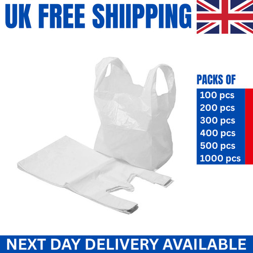 White plastic carrier bags for - white,