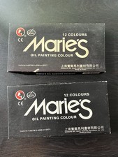 Maries - Oil Painting Colours - 12pcs - x2