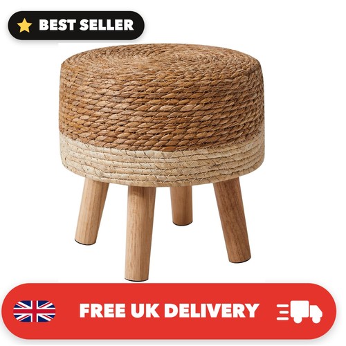 Footstool natural seagrass - footstool,