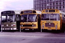 1980s Badgerline Original Bus Slide BOU 5V & OAE 956M Portishead Ref 8601