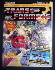 Transformers #1 Copper Age Marvel UK VG