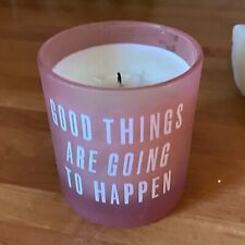 Vanilla scented candle