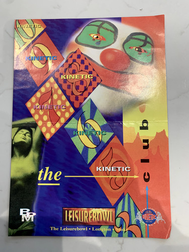 Rave flyer club kinetic in - rave,