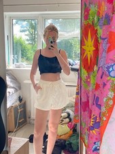 Zara White Shorts Size M