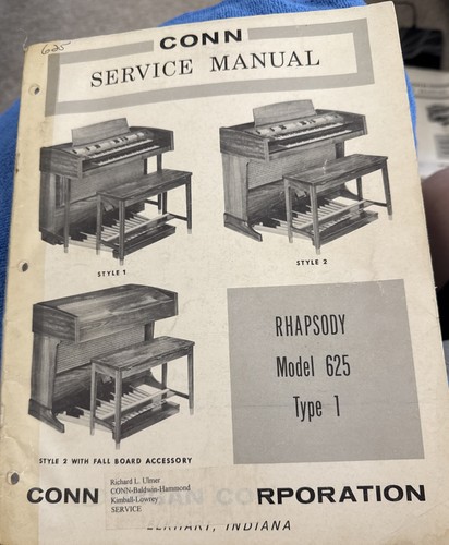 Conn organ service - organ,