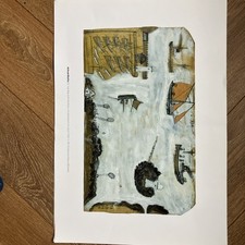 Alfred Wallis Print St. Ives Bay With Godfrey