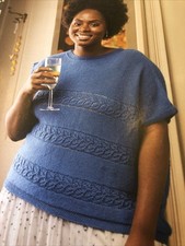 Bluebell Wood, Knitting Pattern for Ladies Top by Jo Allport