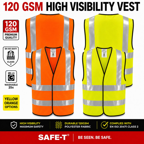Vis vest high viz safety - vest,