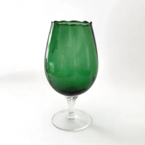 Vintage empoli green glass - vintage,