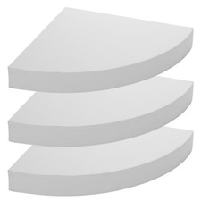 3 x Floating Wooden Wall Mount