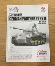 1/16 RC Tank Heng Long Panther G Parts Menu Instruction Book UK