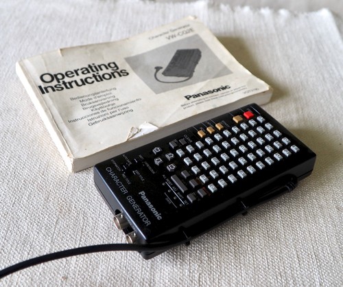 Vintage panasonic cg2e - vintage, vw-cg2e
