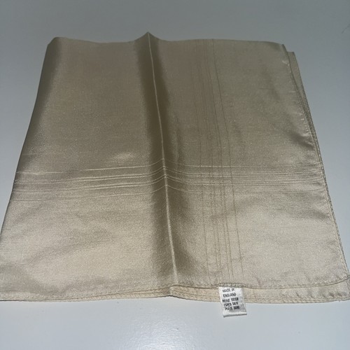 Vintage 100 silk handkerchief - silk,