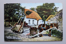 OLD POSTCARD RURAL HORSE FARM