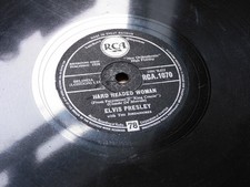 Elvis Presley ORIGINAL UK 78 RPM Hard Headed Woman Don't Ask Me Why 1958 RCA