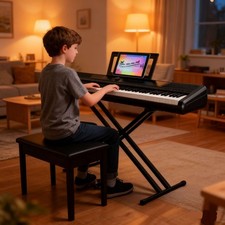 Digital Piano Gift Package 88 Key Keyboard Piano with Semi-Weighted Key Teaching