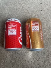 2x Coca Cola Cans 1992 Olympics Inc 1x Caffeine Free Coke. Empty. Rare Vintage