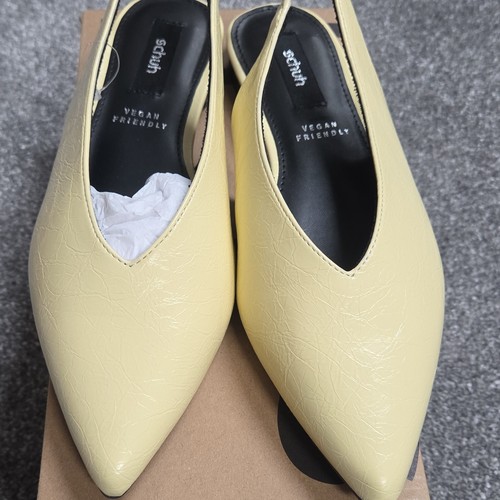 Schuh yellow vegan pointed toe - schuh,