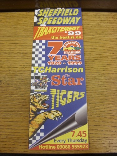 1999 speedway programme - 08/04/1999,