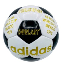 Adidas Telstar Durlast 1970 FIFA World Cup Football Size 5 - Vintage Soccer Ball
