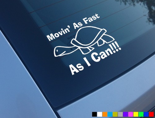 Moving fast can - fast, i