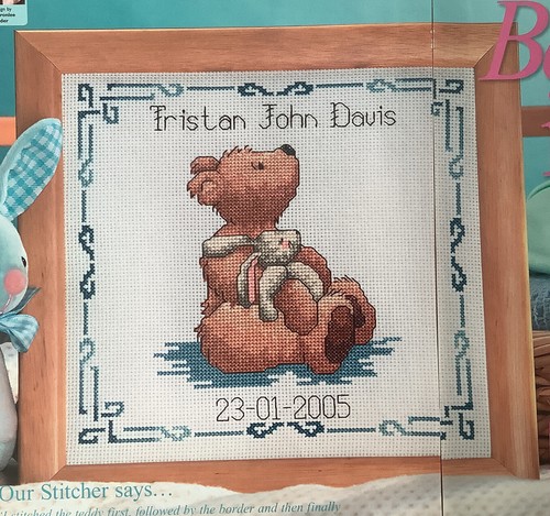 Cross stitch chart teddy - chart,