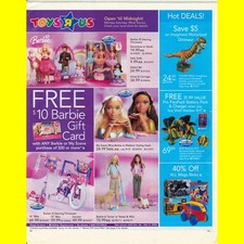TOYS R US Ad flyer 2006 BARBIE