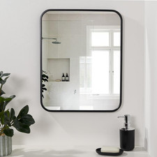 Large Wall Mirror, Black